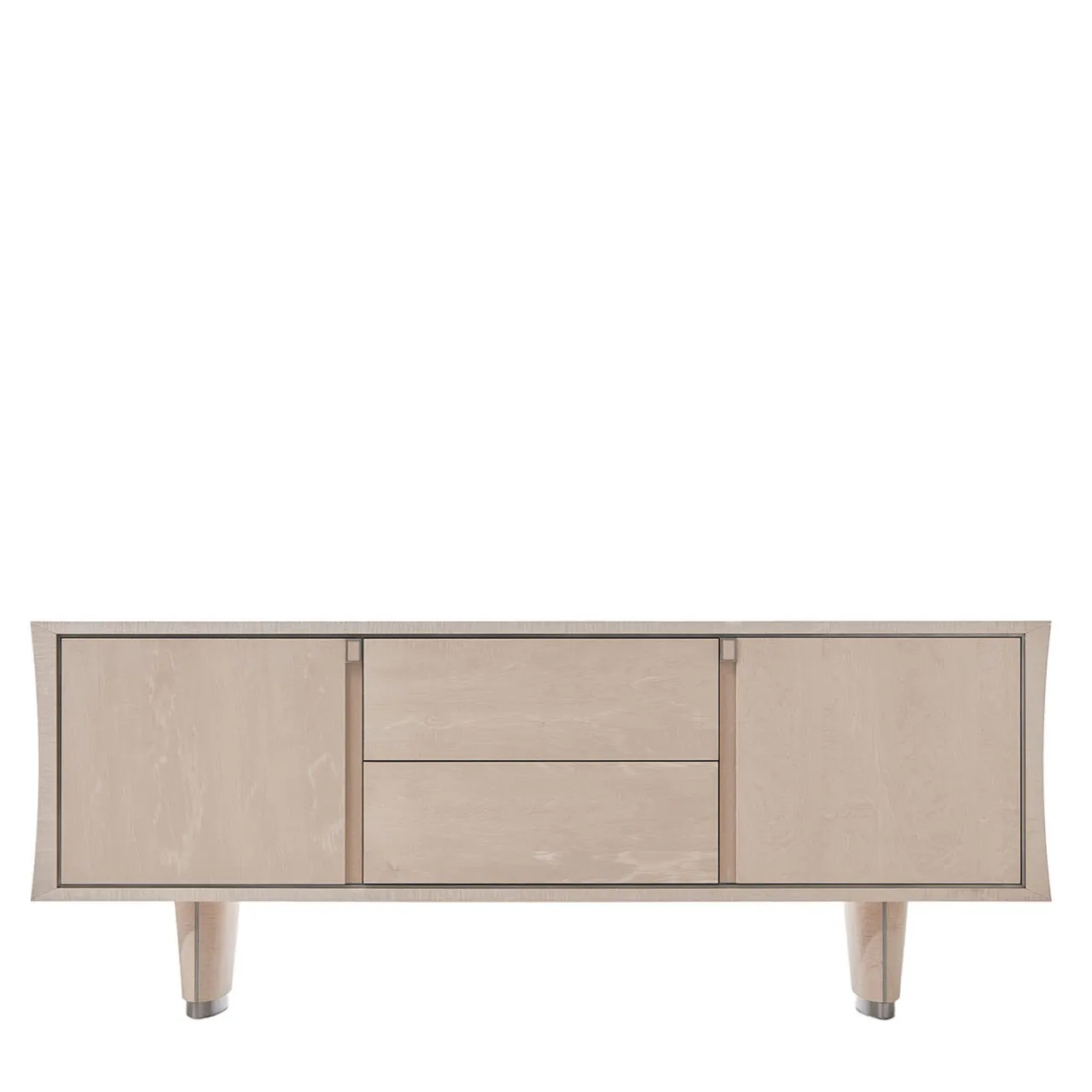 Franco Bianchini Sideboards Buffets<Pearl Sideboard in Sicomoro Frisè with Matte Lacquer