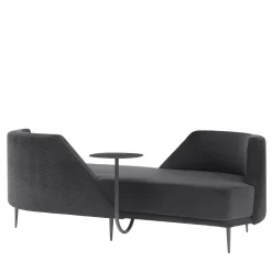 Sitia Chaises<Pergy Vis-à-Vis Black Sofa