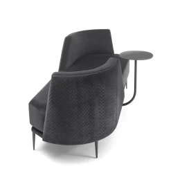 Sitia Chaises<Pergy Vis-à-Vis Black Sofa