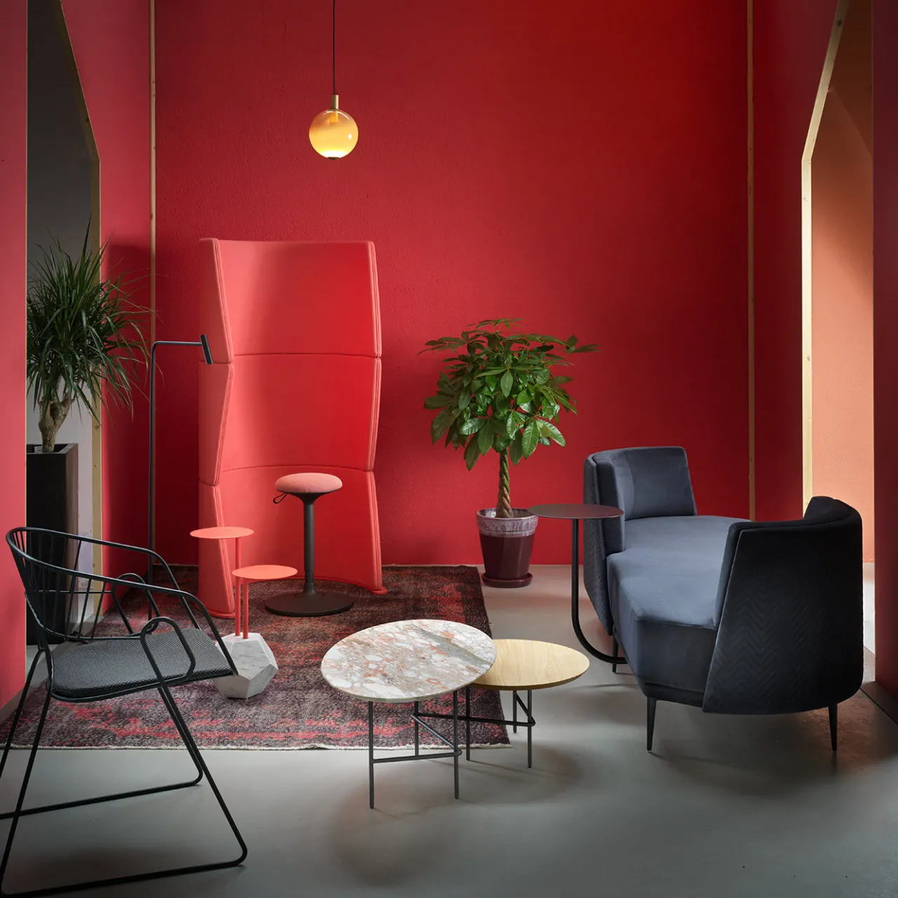 Sitia Chaises<Pergy Vis-à-Vis Black Sofa