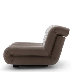 Exteta Outdoor Sofas & Benches<Periscopio Fluted Gray Nubuck Leather Sofa by Studiopepe