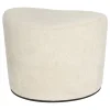 Giobagnara Ottomans & Poufs<Persues Leather Pouf Shearling