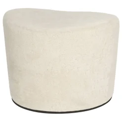 Giobagnara Ottomans & Poufs<Persues Leather Pouf Shearling