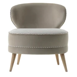 Morello Gianpaolo Lounge Chairs<Perugia Taupe Lounge Chair