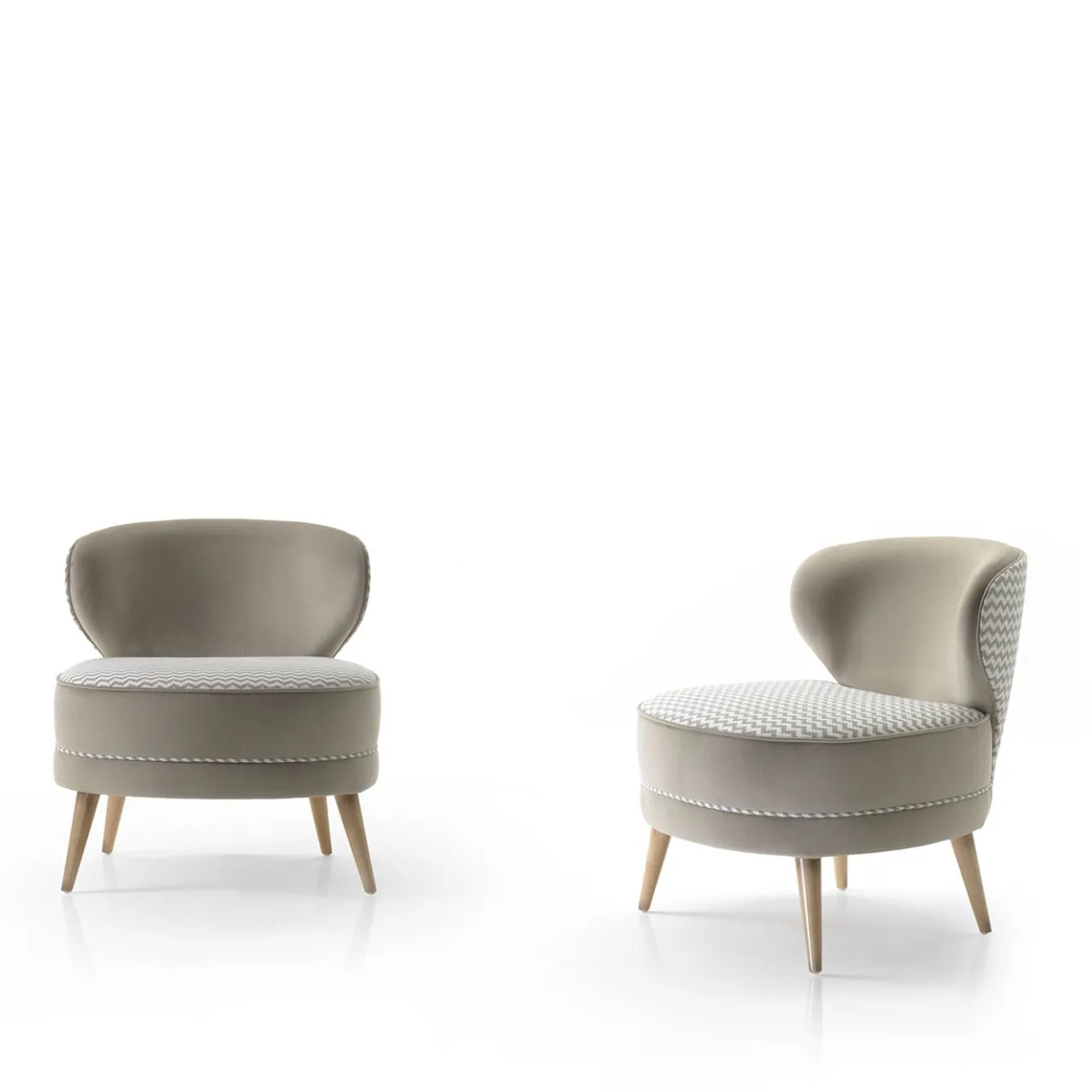 Morello Gianpaolo Lounge Chairs<Perugia Taupe Lounge Chair