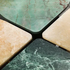 Chiara Provasi Coffee Tables<Petal Verde Alpi Marble Coffee Table