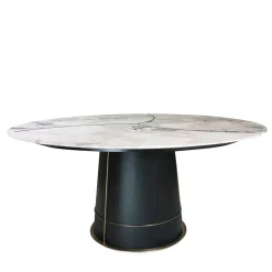 Garbarino Collections Dining Tables<Petali Dining Table with Dover White Marble Top