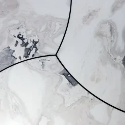 Garbarino Collections Dining Tables<Petali Dining Table with Dover White Marble Top
