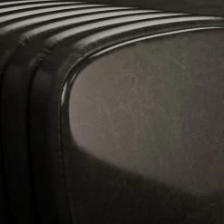 Giopagani Benches<Petit Arret BLACK LEATHER BENCH