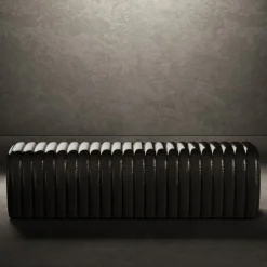Giopagani Benches<Petit Arret BLACK LEATHER BENCH