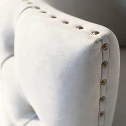 Mantellassi 1926 Armchairs<Petra light gray capitonnè armchair
