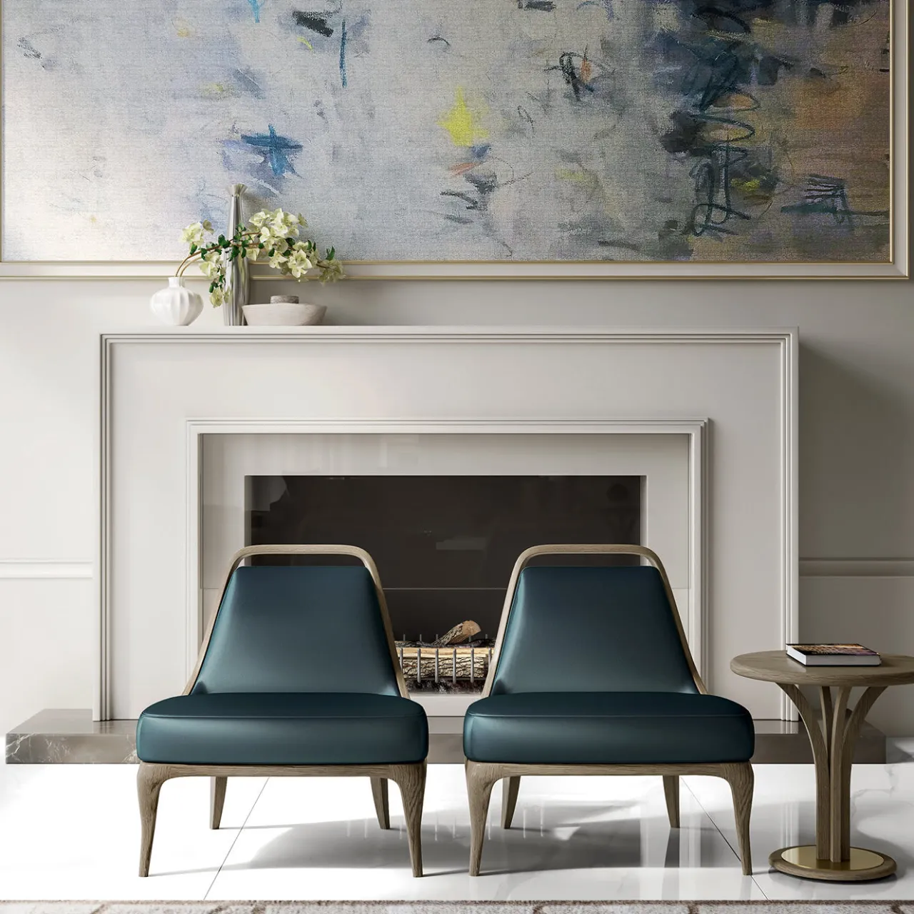 A.R. Arredamenti Lounge Chairs<Petrol Green Armchair