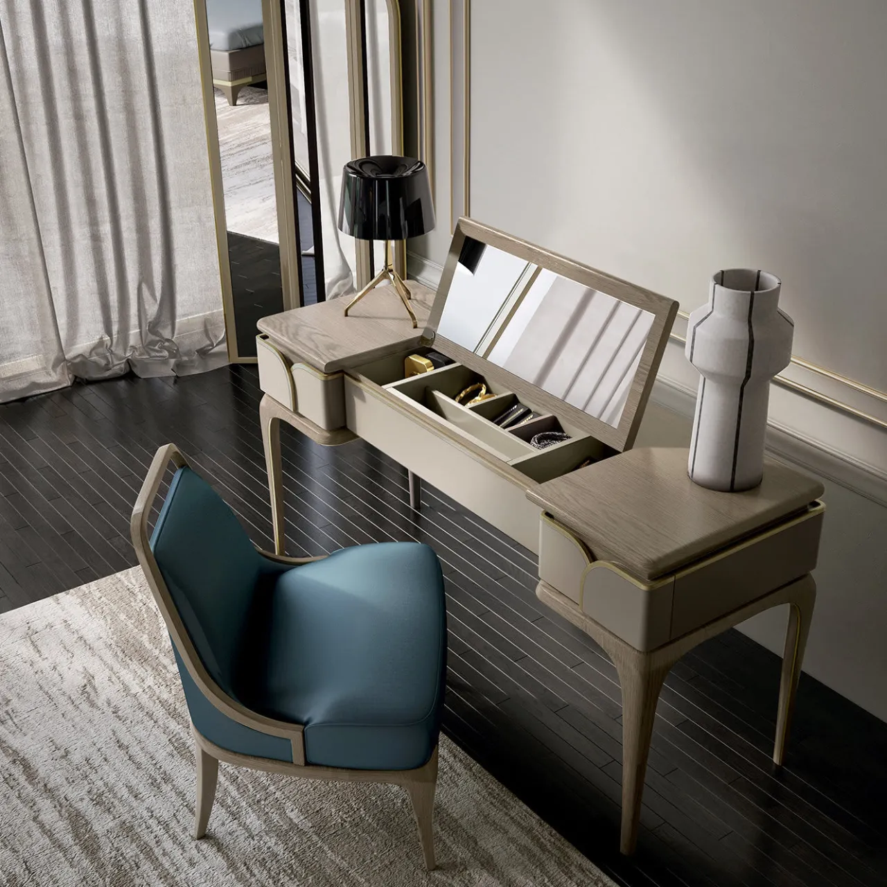 A.R. Arredamenti Lounge Chairs<Petrol Green Armchair