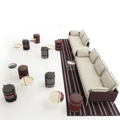 Nodo Italia Outdoor Chairs & Stools<Phanteon Outdoor Pouf by Antonio Marras #2