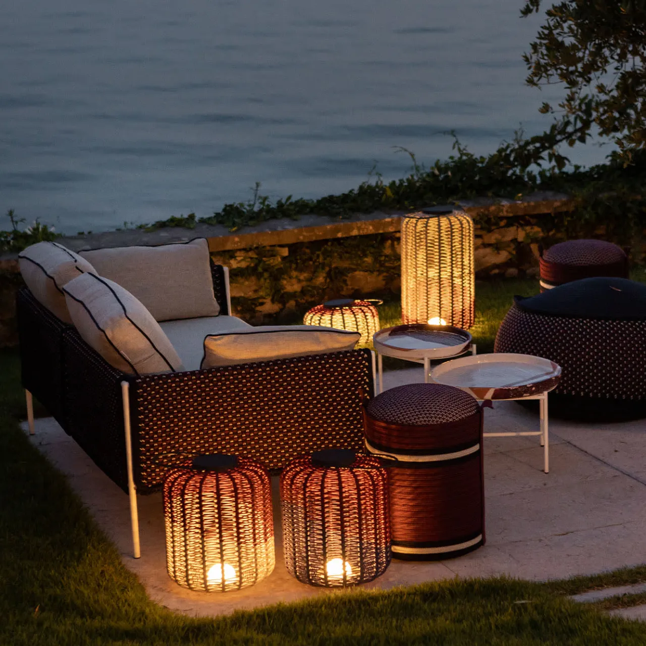Nodo Italia Outdoor Chairs & Stools<Phanteon Outdoor Pouf by Antonio Marras #3