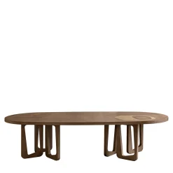 Chiara Provasi Dining Tables<Philosophy Oval with Brass Inlay Dining Table