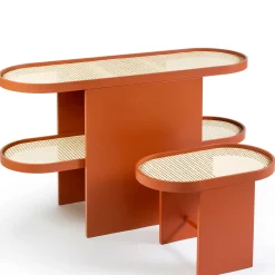 Editions Milano Side Tables<Piani Copper Side Table by Patricia Urquiola