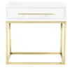 Tribute Nightstands<Piero White Side Table