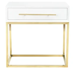 Tribute Nightstands<Piero White Side Table