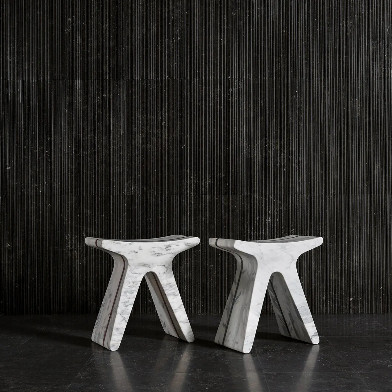 Luce Di Carrara Stools<Pigreco Marble Stool