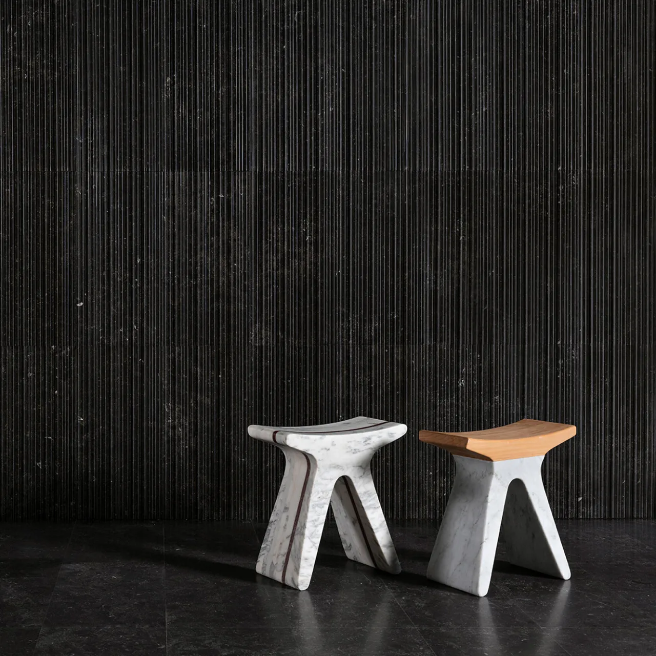 Luce Di Carrara Stools<Pigreco Marble Stool