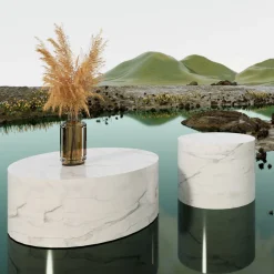Dimarmo Outdoor Coffee Tables<Pilier Coffee Table