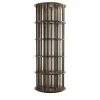 Riva 1920 Bookcases<Pillar 6-Shelf Circular Walnut Bookcase by C.R. & S.