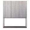 BottegaNera Furniture Cabinets<Pink Gold Cabinet with Glass Shelves