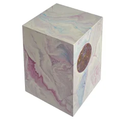 Cupioli Side Tables<Pink Scagliola Art Side Table