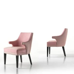 Morello Gianpaolo Armchairs<Pink Studded Armchair