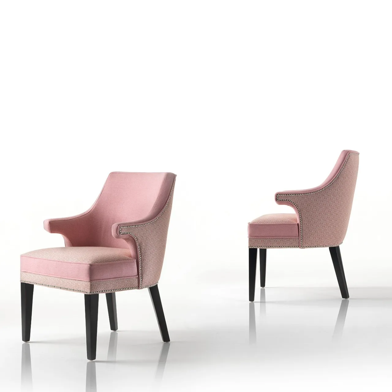 Morello Gianpaolo Armchairs<Pink Studded Armchair