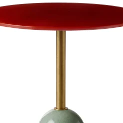 Marioni Side Tables<Pins Medium Brass and Glass Contemporary Side Table for Living Room