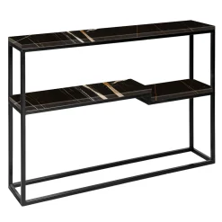 La Sartoria del Marmo by Lombardi Marmi Consoles<Pinturicchia Sahara Noir Console