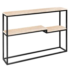 La Sartoria del Marmo by Lombardi Marmi Consoles<Pinturicchia Travertine Console