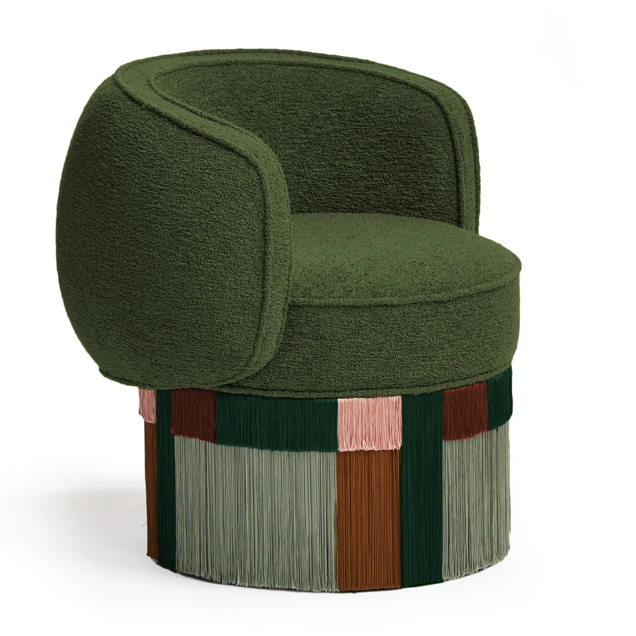 Lorenza Bozzoli Couture Armchairs<Pirouette 80 Clu Swivel Geo Wien Armchair by Lorenza Bozzoli