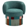 Lorenza Bozzoli Couture Armchairs<Pirouette Clu Swivel Geo Wien Armchair by Lorenza Bozzoli