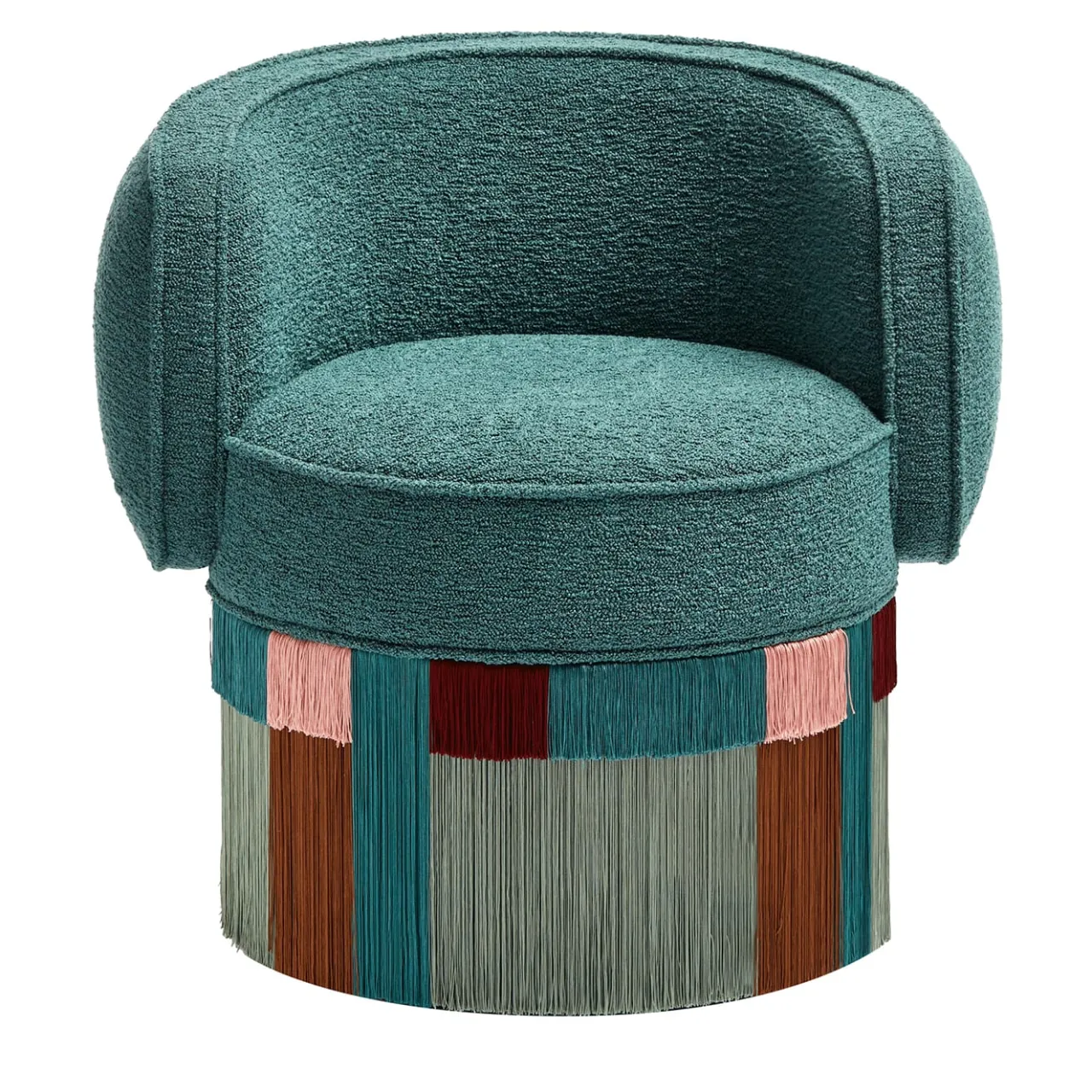 Lorenza Bozzoli Couture Armchairs<Pirouette Clu Swivel Geo Wien Armchair by Lorenza Bozzoli