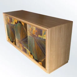 Meccani Design Sideboards Buffets<Pittura Quattro Polychrome Sideboard by Mascia Meccani