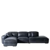 Mantellassi 1926 Sofas<Placido Anthracite Leather Modular Sofa