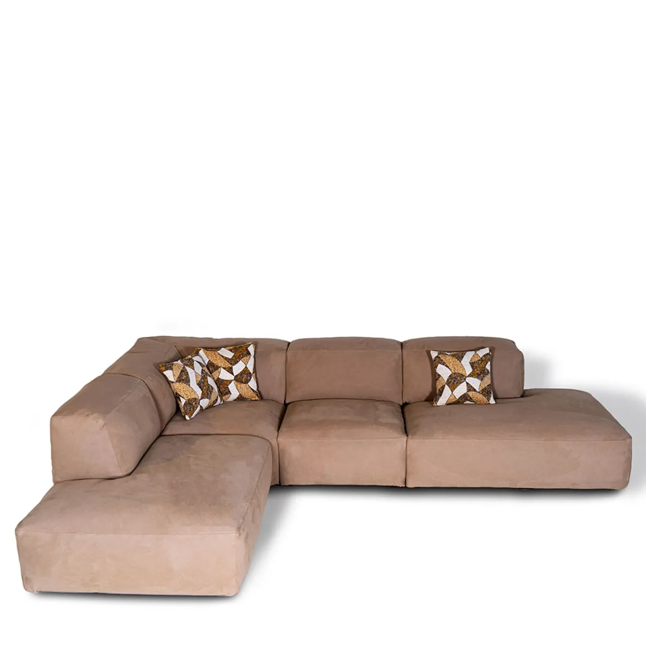 Mantellassi 1926 Sofas<Placido beige corner sofa