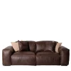 Mantellassi 1926 Sofas<Placido brown leather modular sofa