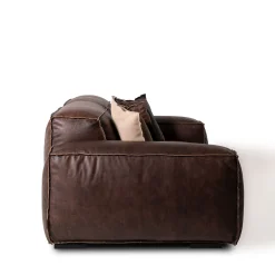 Mantellassi 1926 Sofas<Placido brown leather modular sofa
