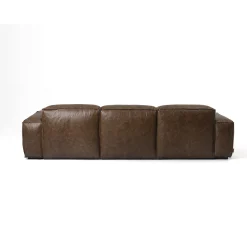 Mantellassi 1926 Sofas<Placido brown leather modular sofa