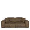 Mantellassi 1926 Sofas<Placido Brown Leather Sofa