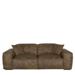 Mantellassi 1926 Sofas<Placido Brown Leather Sofa