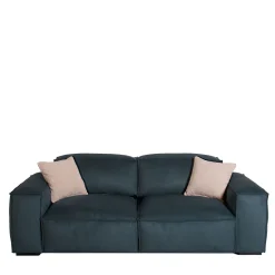 Mantellassi 1926 Sofas<Placido Teal Blue Fabric Sofa