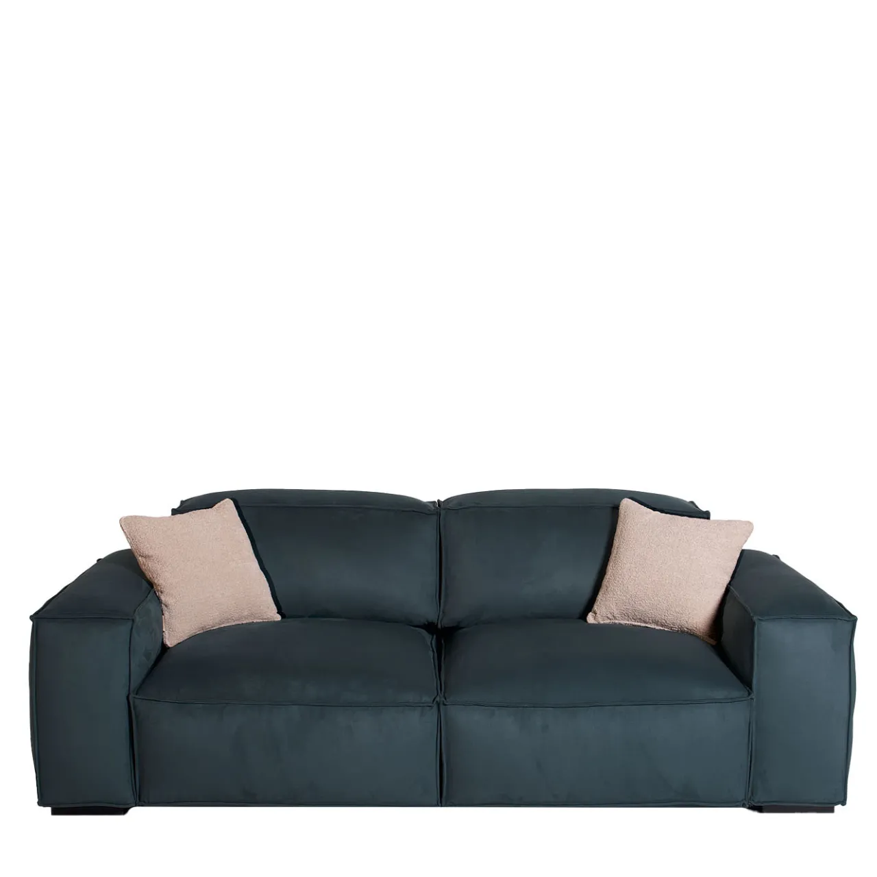 Mantellassi 1926 Sofas<Placido Teal Blue Fabric Sofa