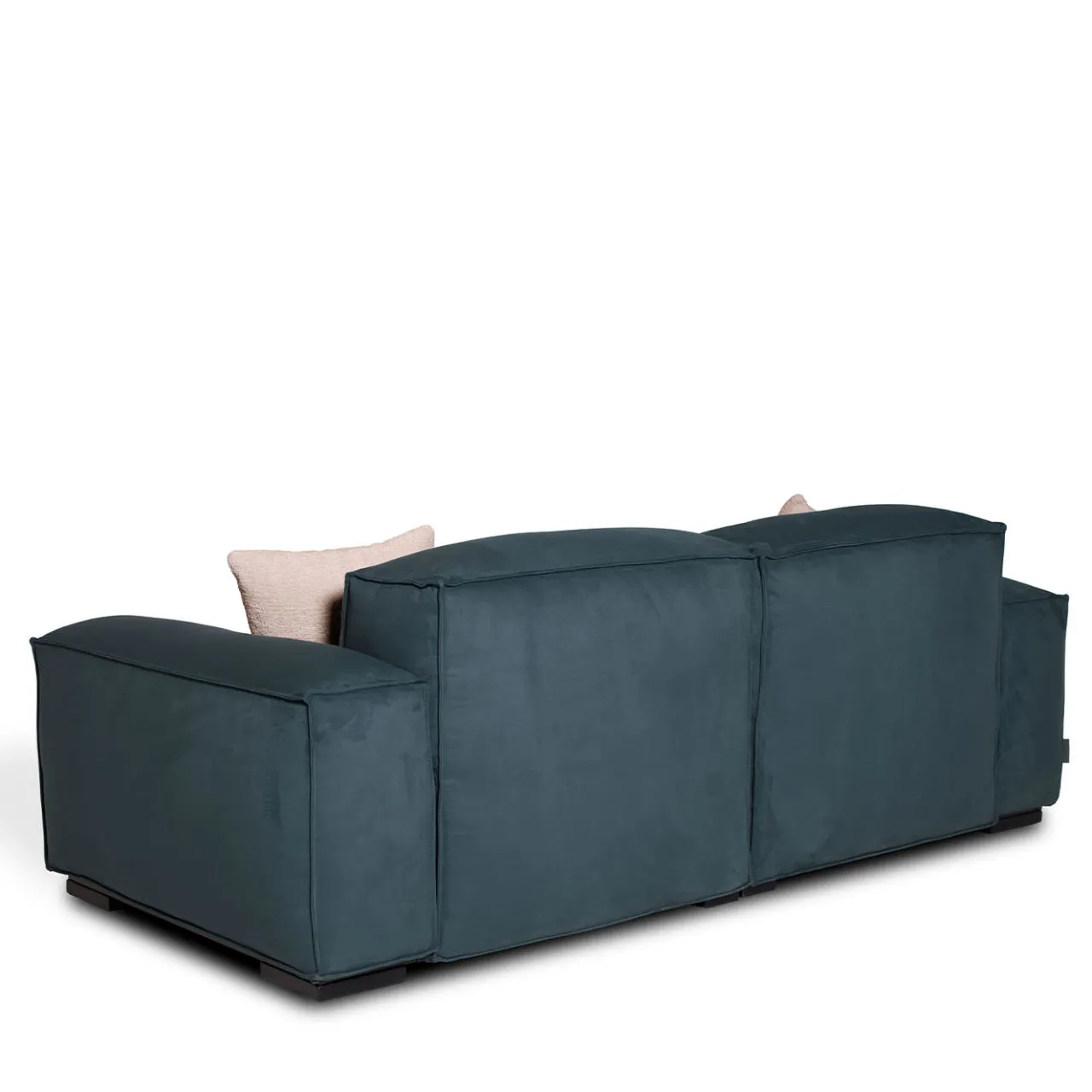 Mantellassi 1926 Sofas<Placido Teal Blue Fabric Sofa