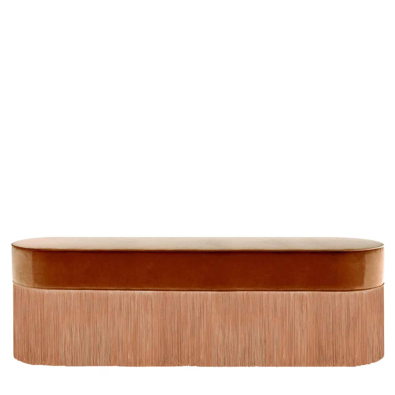 Lorenza Bozzoli Couture Benches<Plain Cognac Velvet Bench