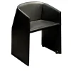 Tecno Spa Armchairs<Plau Black Tall Wheeled Armchair by Gabriele and Oscar Buratti